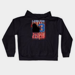 Love for 3 Damar Hamlin man Kids Hoodie